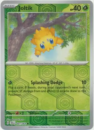 Joltik Shrouded Fable 001/064 Common Reverse Holo