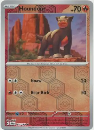 007/064 Houndour SFA Common Reverse Holo