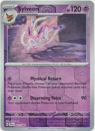 Sylveon Shrouded Fable 022/064 Uncommon Reverse Holo