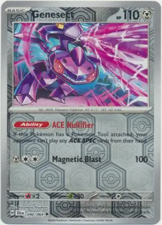 Genesect Shrouded Fable 040/064 Uncommon Reverse Holo