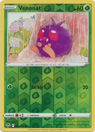 001/195 Venonat SIT Common Reverse Holo