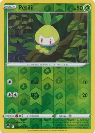Petilil Silver Tempest 009/195 Common Reverse Holo