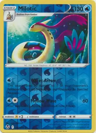 Milotic Silver Tempest 040/195 Rare Reverse Holo