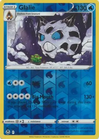 Glalie Silver Tempest 042/195 Uncommon Reverse Holo