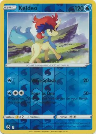046/195 Keldeo SIT Rare Reverse Holo