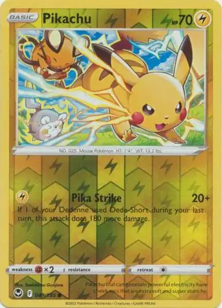 049/195 Pikachu SIT Common Reverse Holo