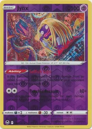 062/195 Jynx SIT Uncommon Reverse Holo