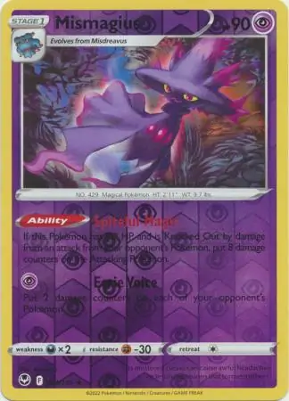 Mismagius Silver Tempest 064/195 Rare Reverse Holo