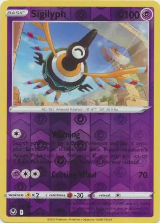 075/195 Sigilyph SIT Uncommon Reverse Holo