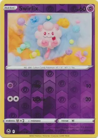 Swirlix Silver Tempest 083/195 Common Reverse Holo