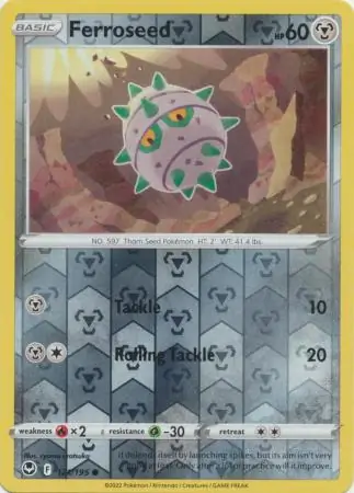 Ferroseed Silver Tempest 121/195 Common Reverse Holo