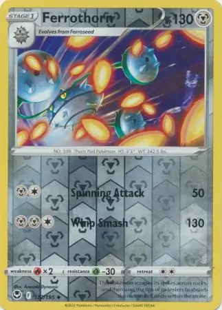 Ferrothorn Silver Tempest 122/195 Uncommon Reverse Holo