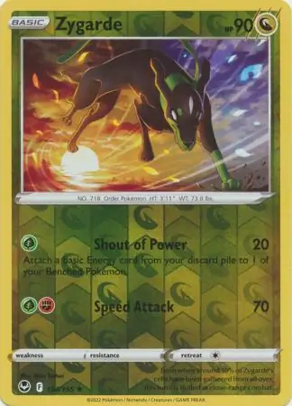 134/195 Zygarde SIT Rare Reverse Holo