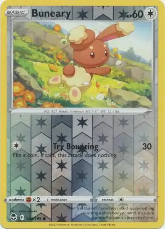 Buneary Silver Tempest 144/195 Common Reverse Holo