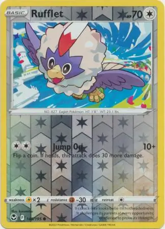 148/195 Rufflet SIT Common Reverse Holo