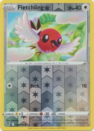 Fletchling Silver Tempest 150/195 Common Reverse Holo
