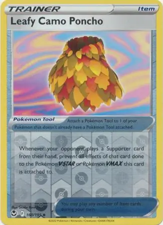 160/195 Leafy Camo Poncho SIT Uncommon Reverse Holo