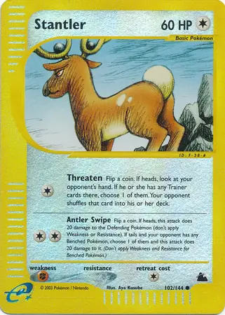 102/144 Stantler SK Common Reverse Holo