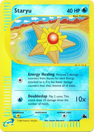 103/144 Staryu SK Common Reverse Holo