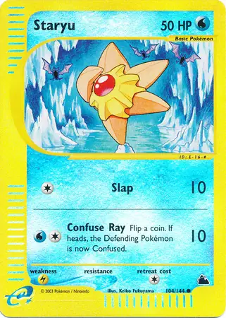 104/144 Staryu SK Common Reverse Holo