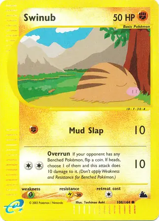 108/144 Swinub SK Common Reverse Holo