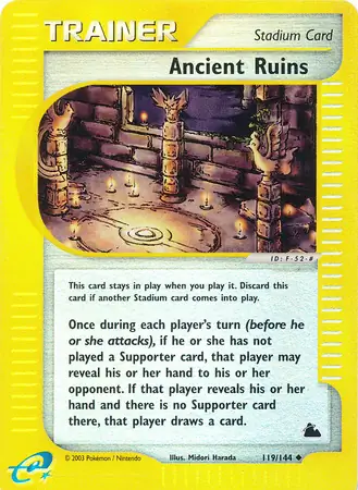119/144 Ancient Ruins SK Uncommon Reverse Holo
