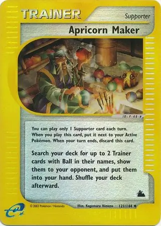 121/144 Apricorn Maker SK Uncommon Reverse Holo
