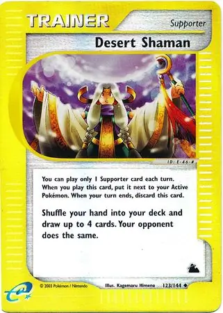 123/144 Desert Shaman SK Uncommon Reverse Holo