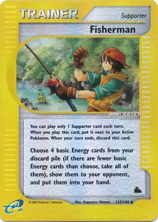 125/144 Fisherman SK Uncommon Reverse Holo