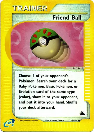 126/144 Friend Ball SK Uncommon Reverse Holo