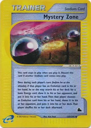 137/144 Mystery Zone SK Uncommon Reverse Holo