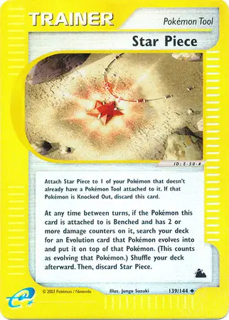 139/144 Star Piece SK Uncommon Reverse Holo