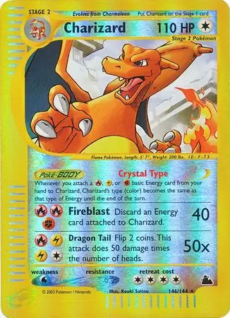 Charizard Skyridge 146/144 Rare Holo Reverse Holo