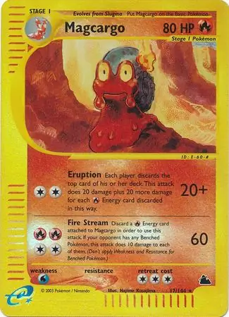 17/144 Magcargo SK Rare Reverse Holo