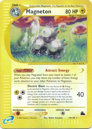 19/144 Magneton SK Rare Reverse Holo