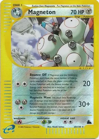 20/144 Magneton SK Rare Reverse Holo