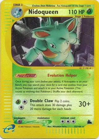 22/144 Nidoqueen SK Rare Reverse Holo
