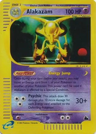 2/144 Alakazam SK Rare Reverse Holo