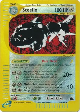 31/144 Steelix SK Rare Reverse Holo