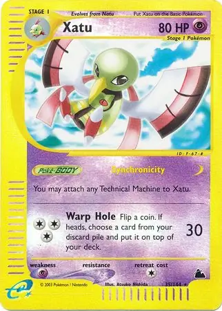 Xatu Skyridge 35/144 Rare Reverse Holo