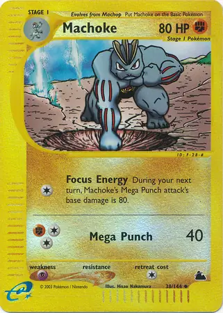 38/144 Machoke SK Uncommon Reverse Holo