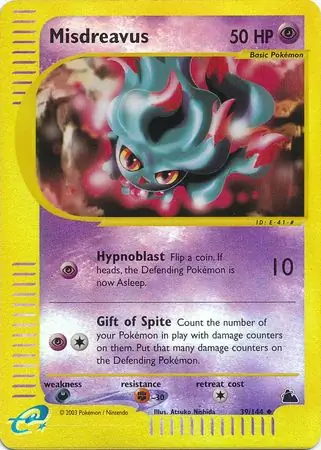 39/144 Misdreavus SK Uncommon Reverse Holo