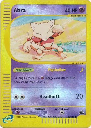 46/144 Abra SK Common Reverse Holo