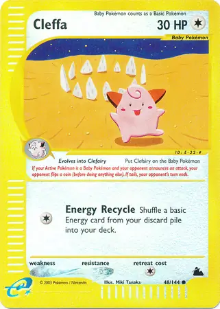 48/144 Cleffa SK Common Reverse Holo
