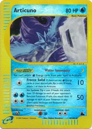 4/144 Articuno SK Rare Reverse Holo