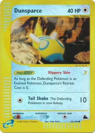 53/144 Dunsparce SK Common Reverse Holo