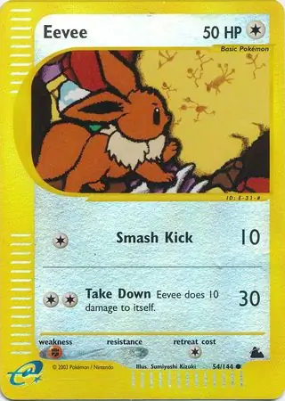 54/144 Eevee SK Common Reverse Holo
