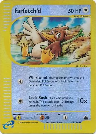 55/144 Farfetch'd SK Common Reverse Holo