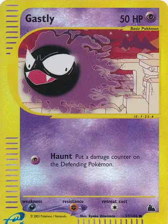 57/144 Gastly SK Common Reverse Holo