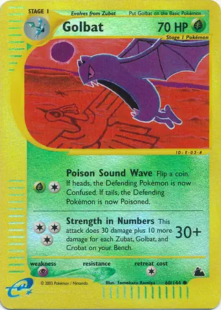 60/144 Golbat SK Common Reverse Holo